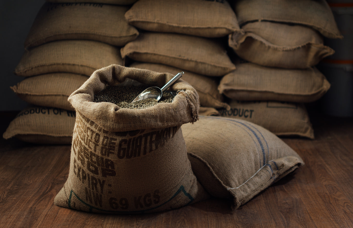 Green Raw Coffee Beans