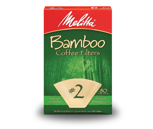 #2 Bamboo Coffee Filters Cone -80 ct.