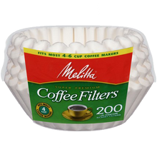 Load image into Gallery viewer, 4-6 cup Basket Filter - 200 ct.
