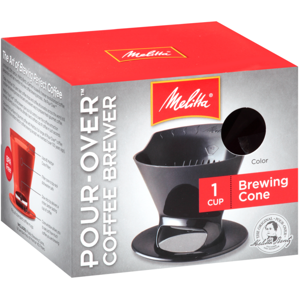 1 cup pourover cone black